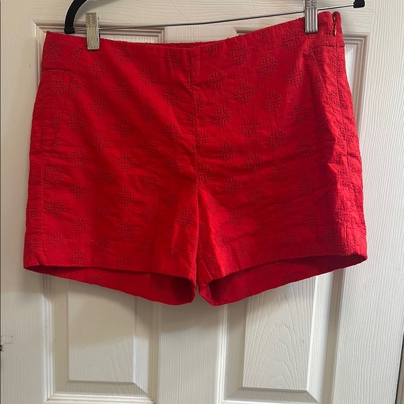 Red Women's Shorts - Picture 1 of 8